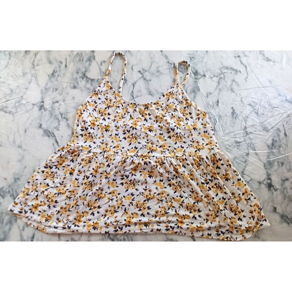 American Eagle XS‎ Cropped Halter Top Soft & Sexy Floral Hippie Softgirl Classic - Picture 1 of 7